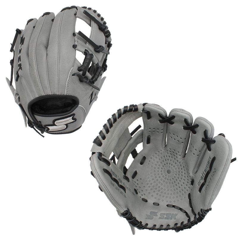 SSK Z5 Craftsman 11&quot; Youth Baseball Glove (Grey/Black)