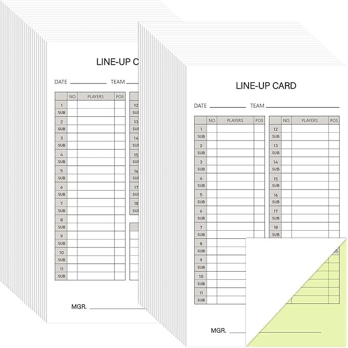 Line-Up Cards