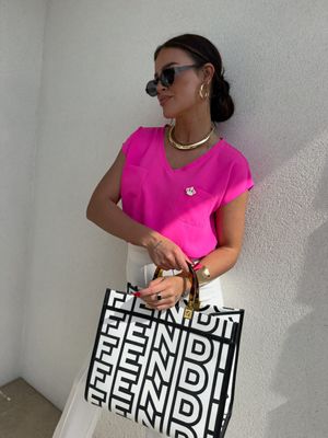 Bluzka KIESZONKI – fuksja