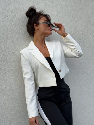 Marynarka SLIM – ecru