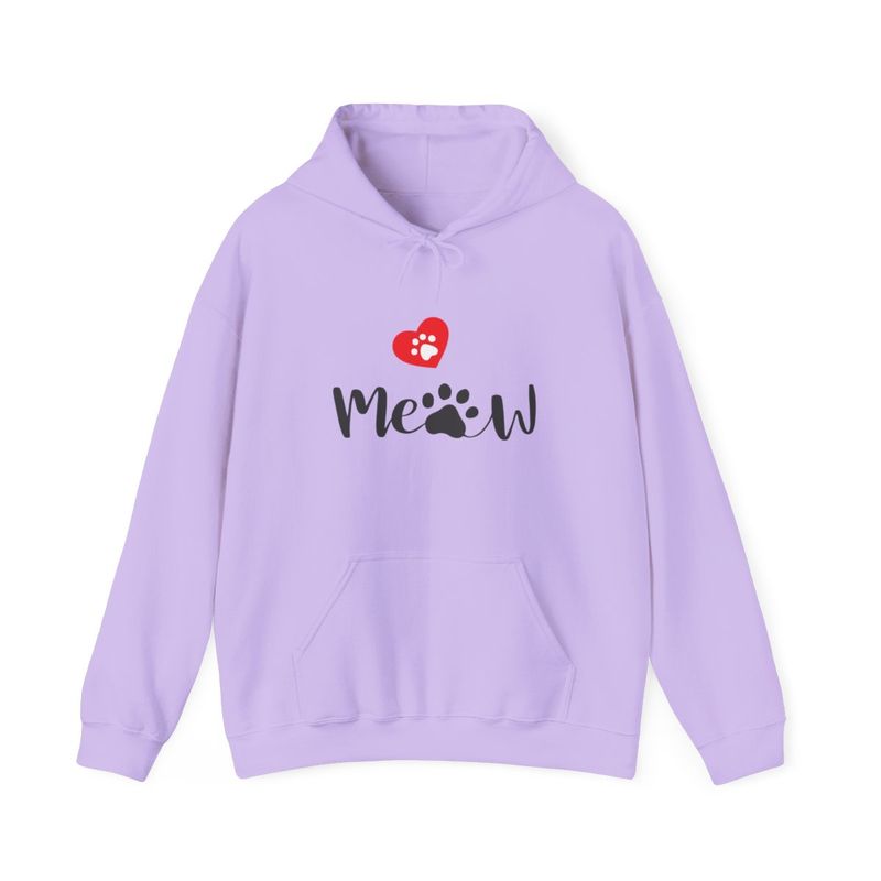 Meow Adorable Print: Unisex Heavy Blend™ Hooded Sweatshirt