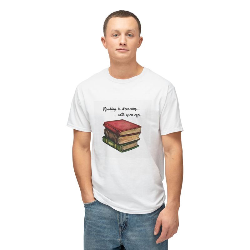 Reading is Dreaming With Open Eyes T-Shirt for Book Lovers
