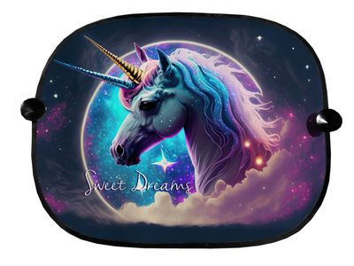Sweet Dreams Unicorn Car Sunshade