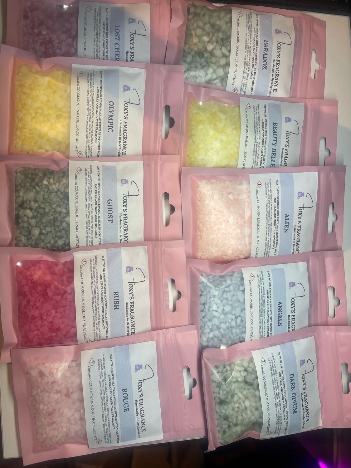 10 bag of cleaning scents (Random)