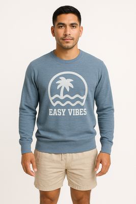 Unisex Baja Crew Neck Top