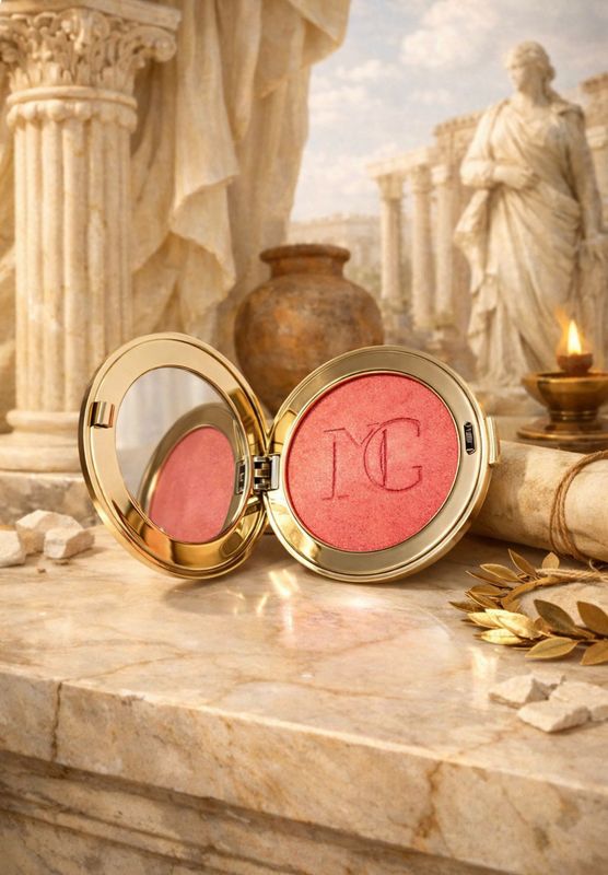 Rozświetlacz prasowany LUNARIA