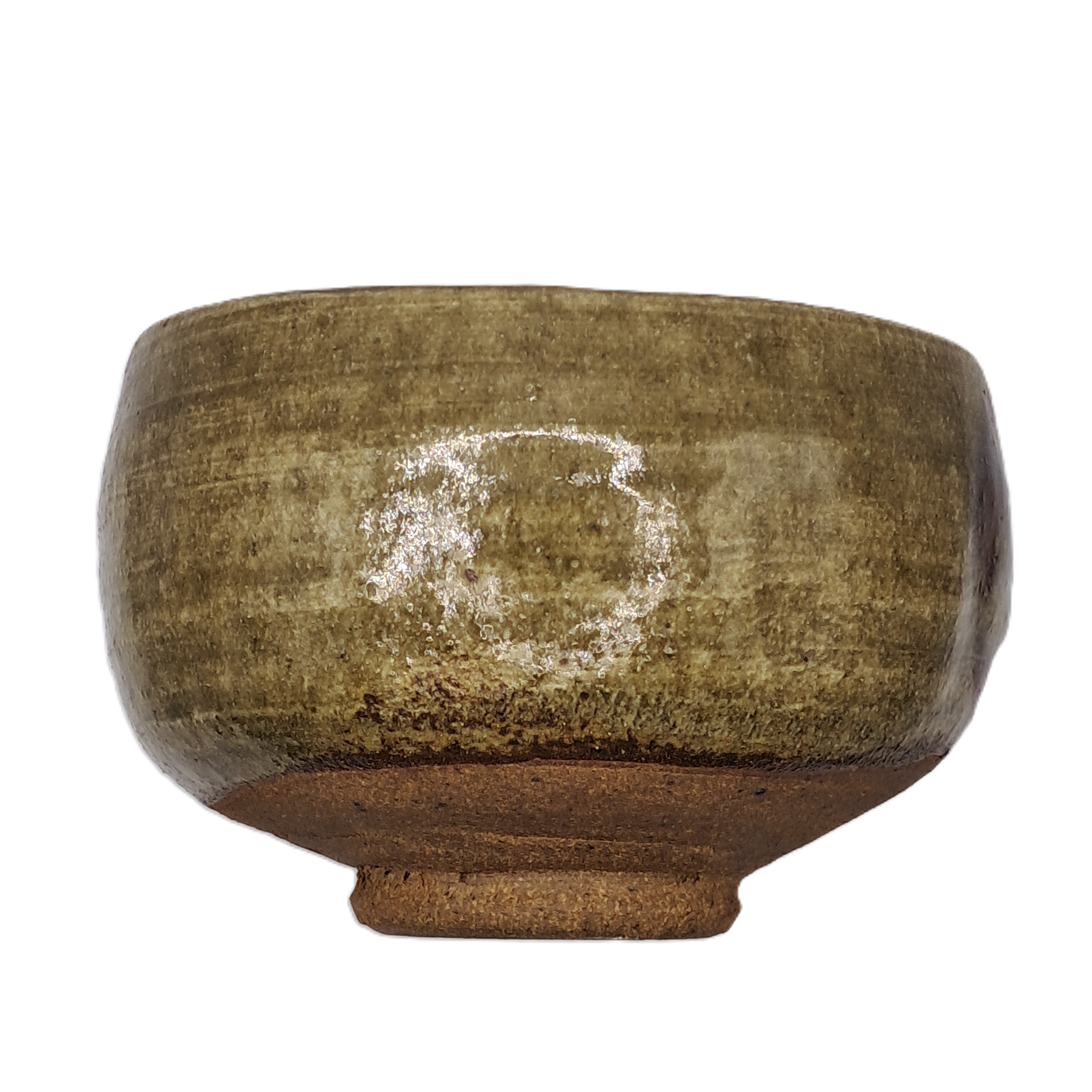 Matcha-Schale grün-braun