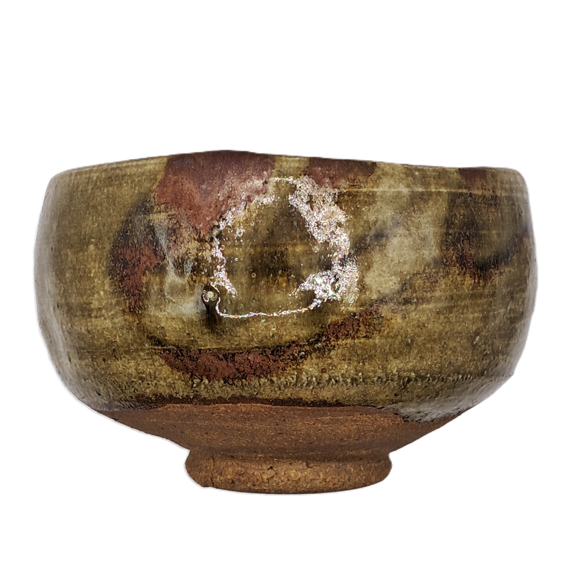 Matcha-Schale grün-braun Matcha-Schale grün-braun