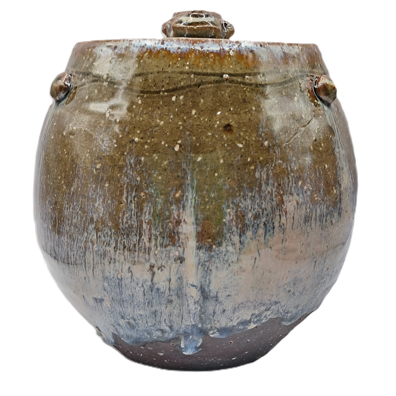 Mizusashi Hagi-Ware bauchig Mizusashi Hagi-Ware bauchig