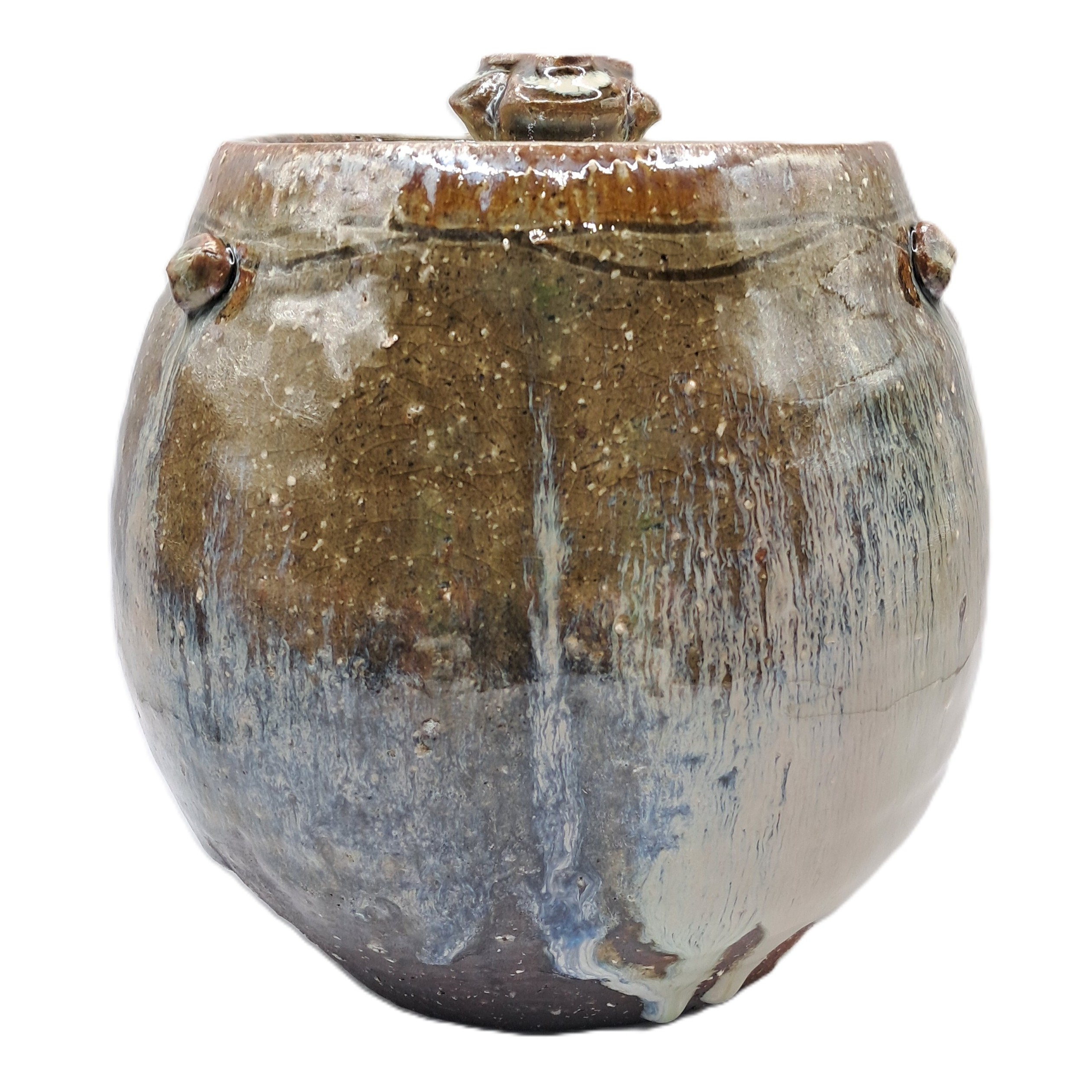 Mizusashi Hagi-Ware bauchig