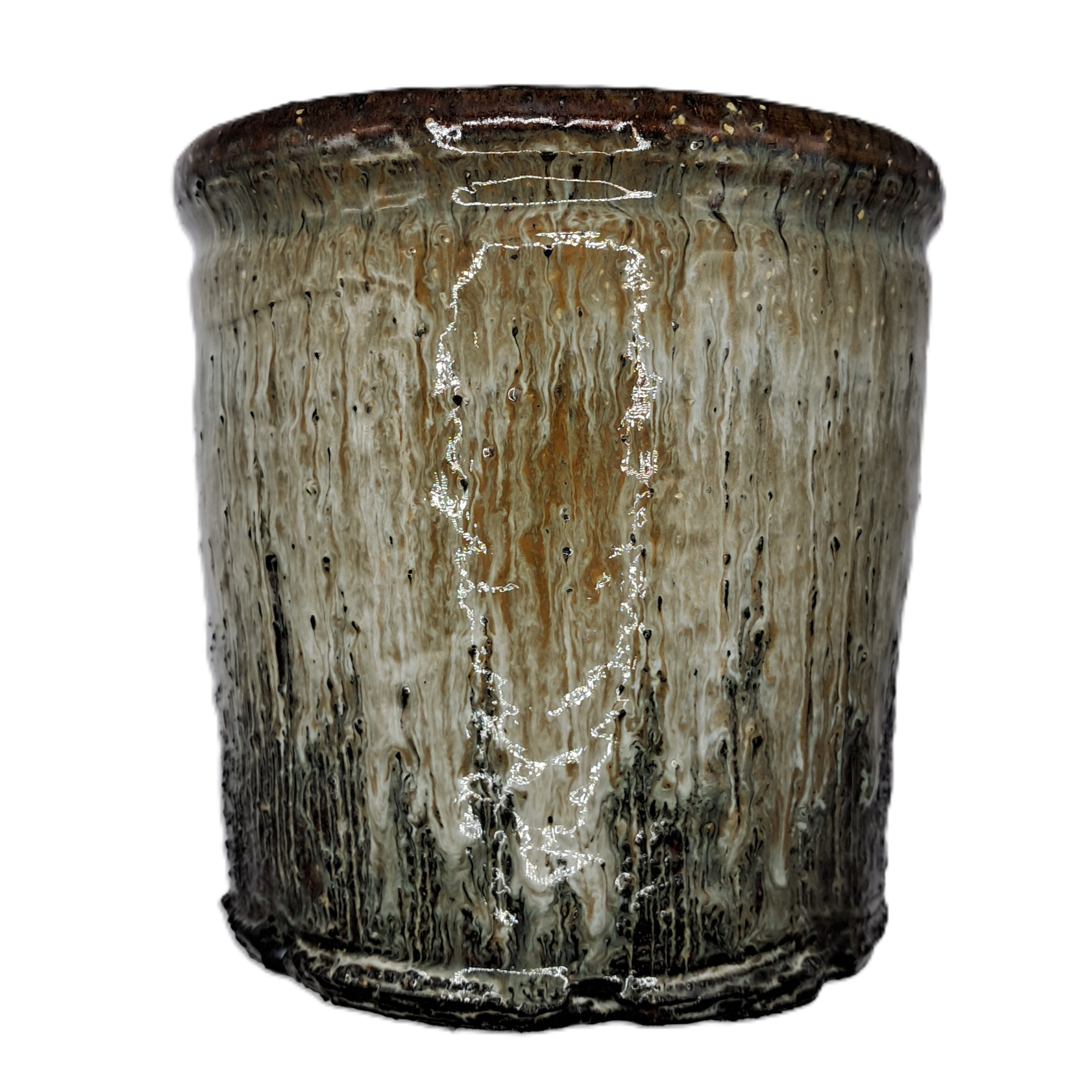 Mizusashi, Takatori-Ware gerade