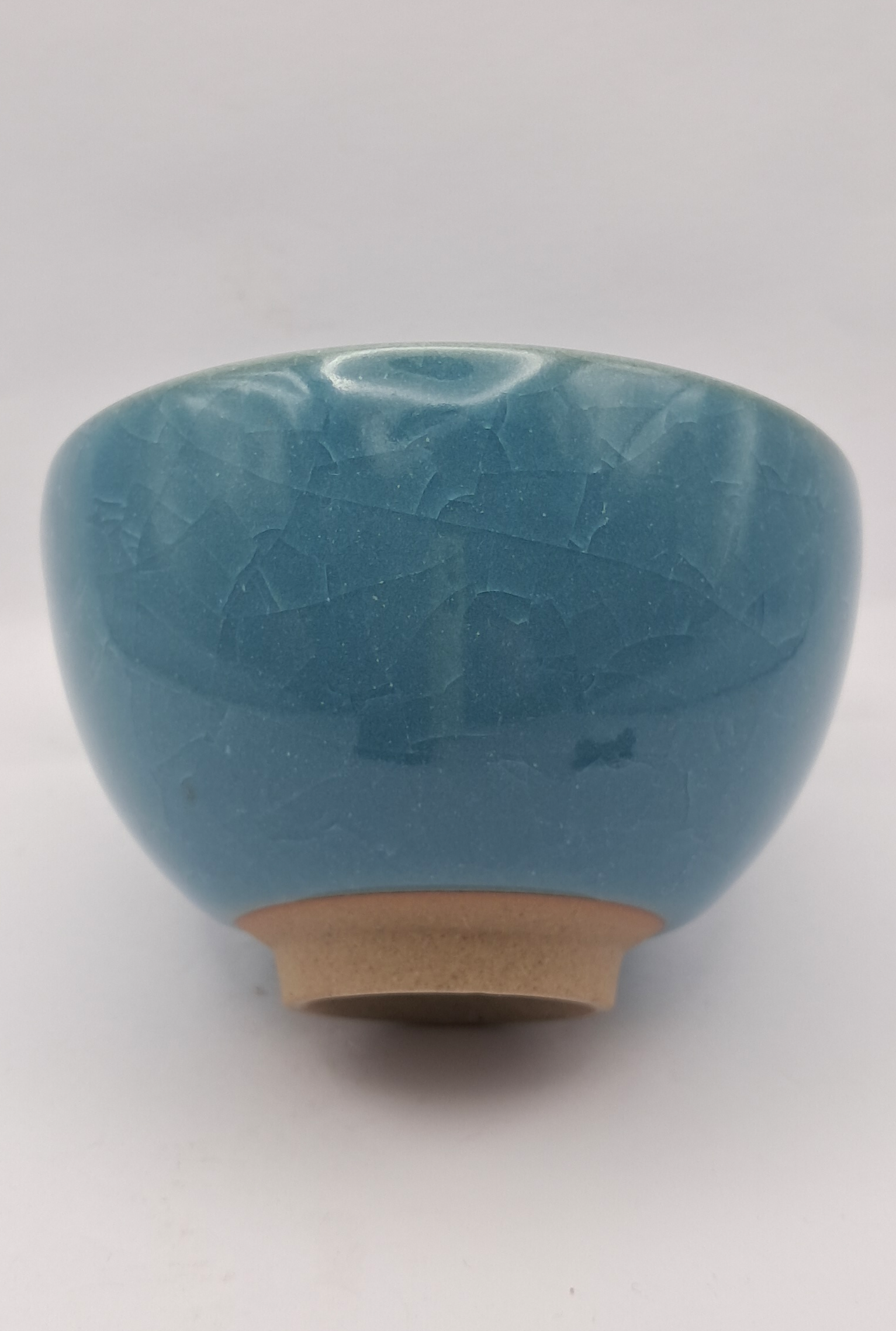 Teeschale bauchig Seladon türkis