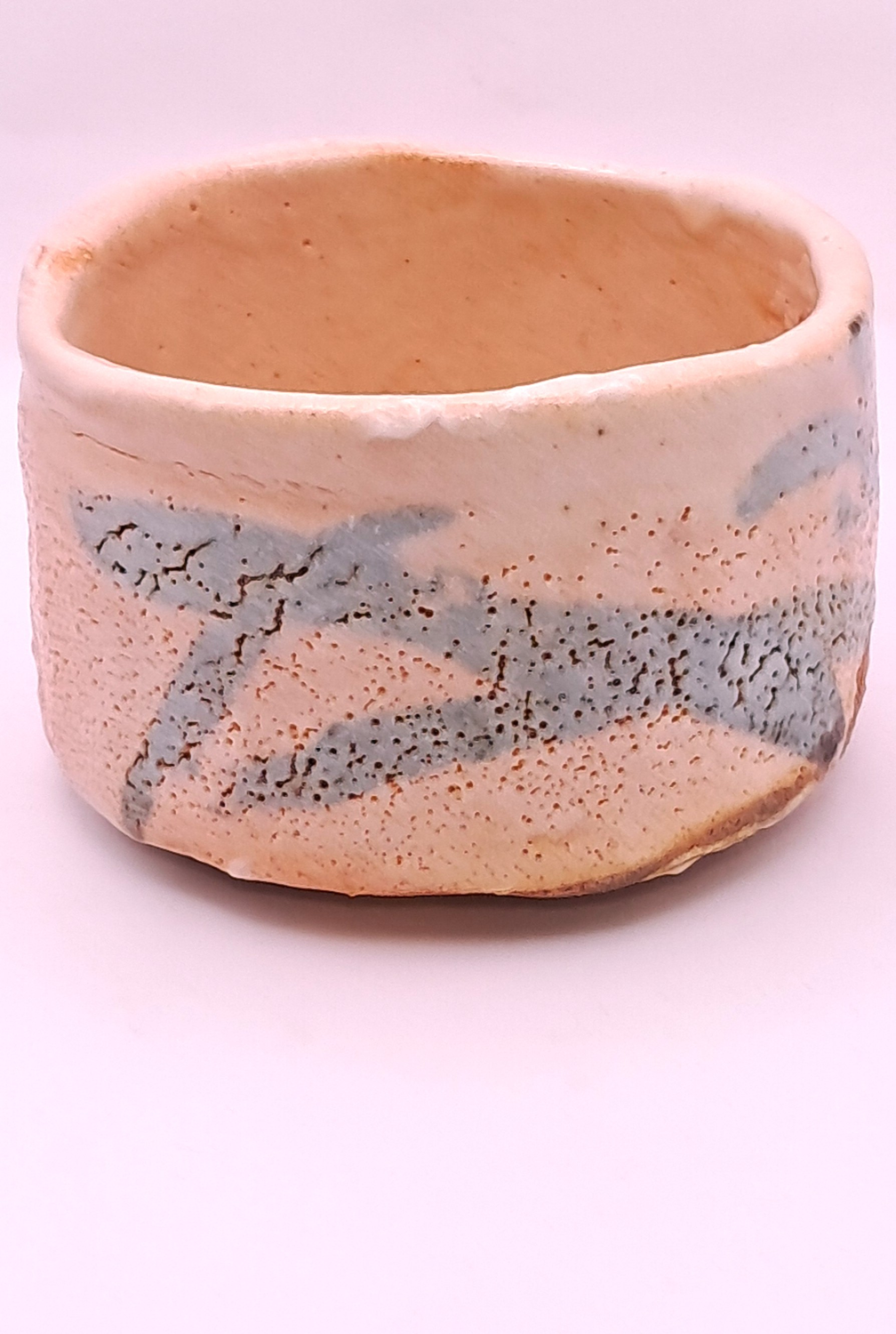 Matcha-Schale rosa Shino