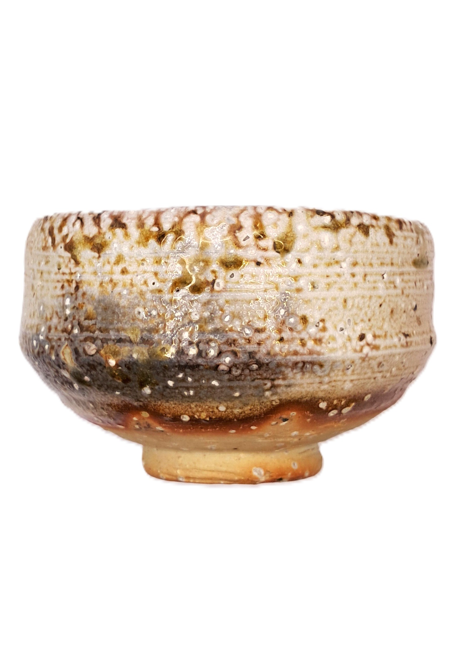 Matcha-Schale Shigaraki heller Ascheanflug