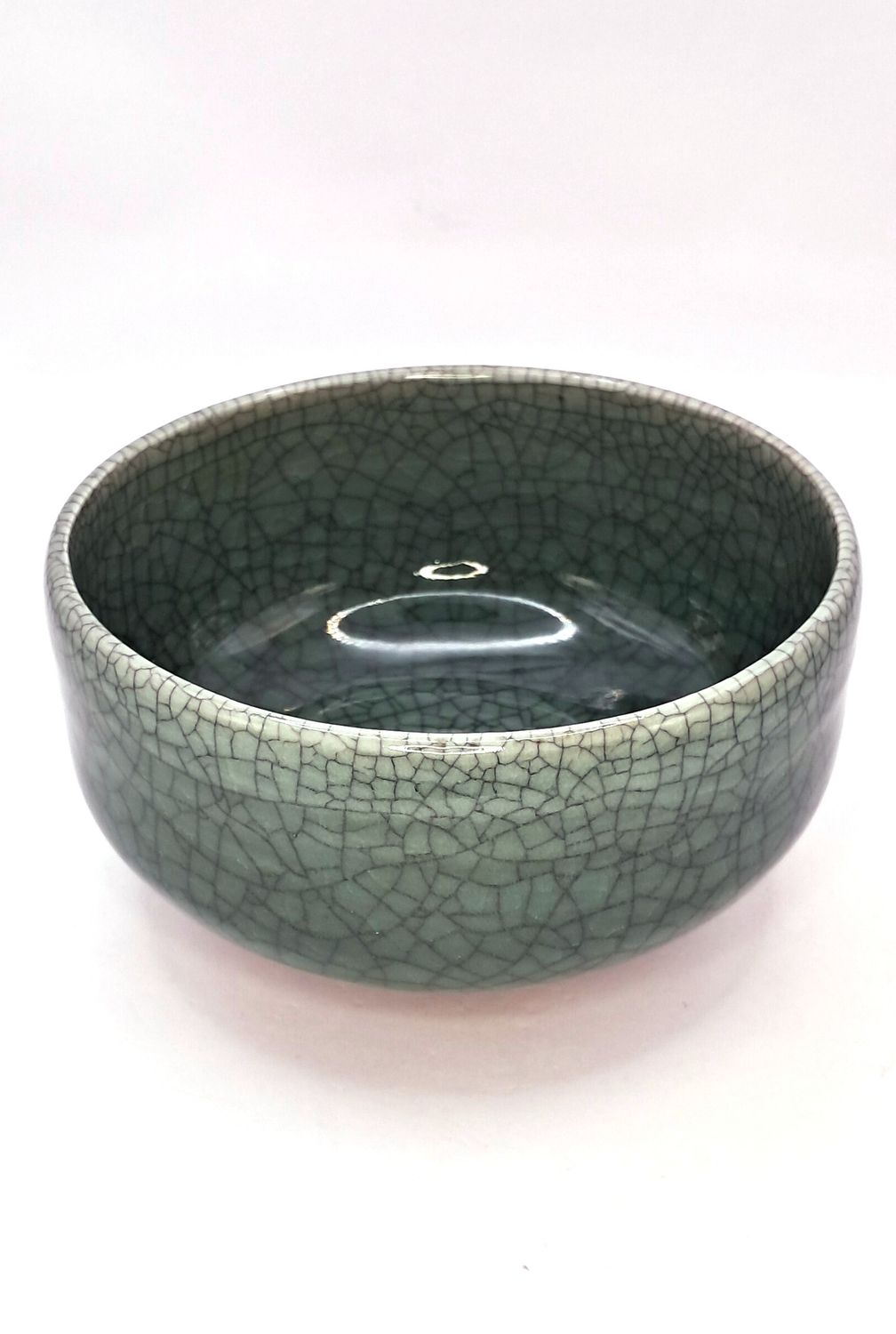 Matcha-Schale Nabeshima grünes Seladon