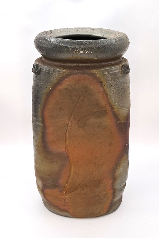 Bizen Vase amorphe Dreiecksform Bizen Vase amorphe Dreiecksform