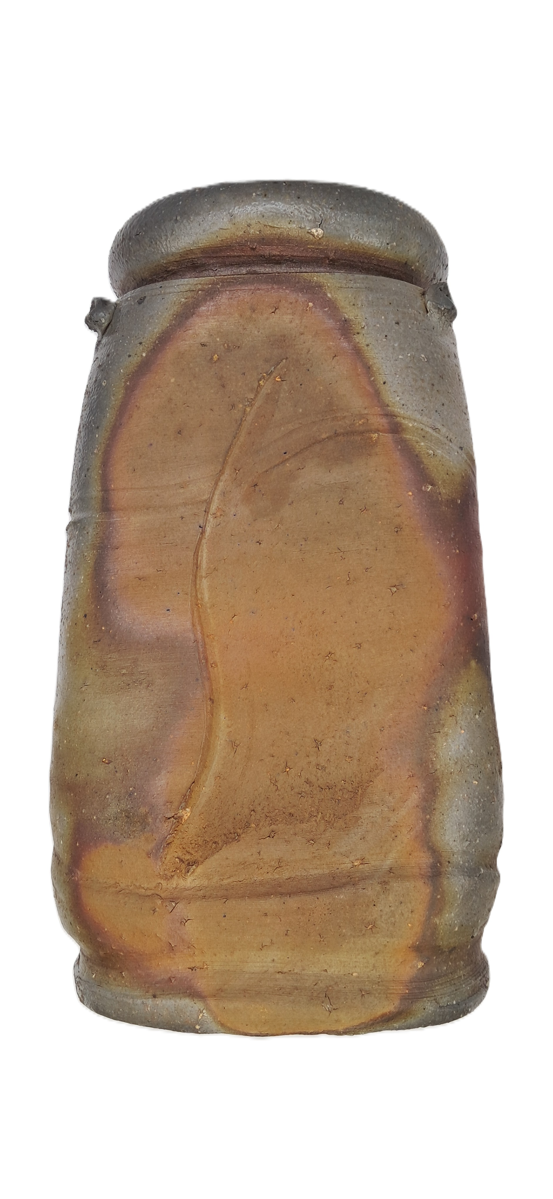 Bizen Vase amorphe Dreiecksform