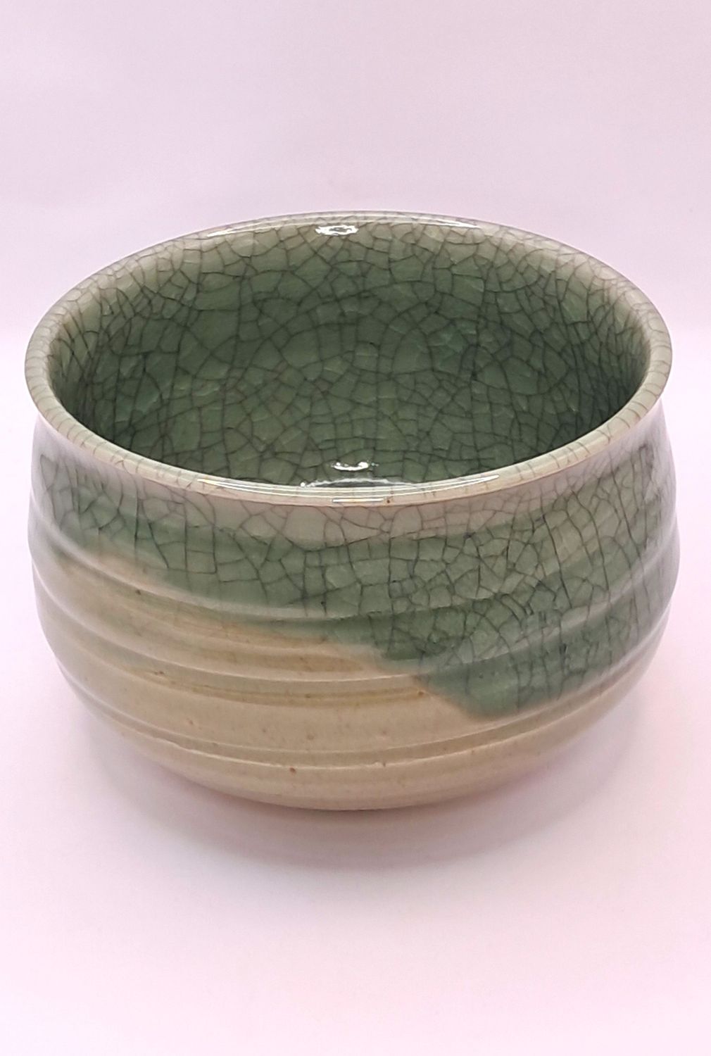 Matcha-Schale grüngraues Seladon
