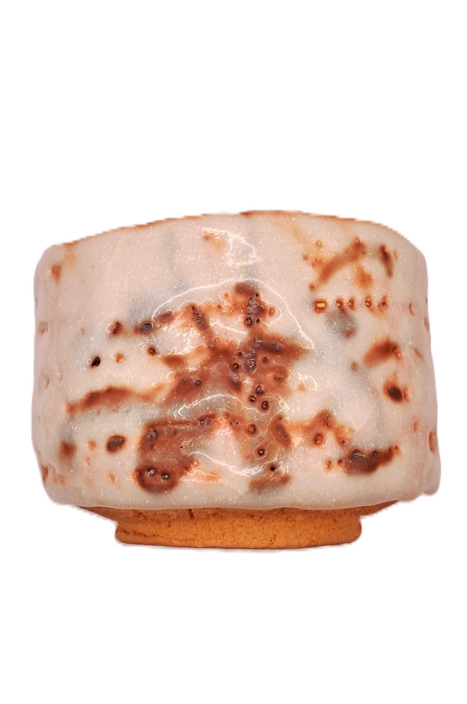 Matcha-Schale rost-rosa Shino