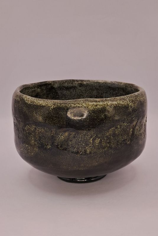 Matcha-Schale Ohi-Ware grün