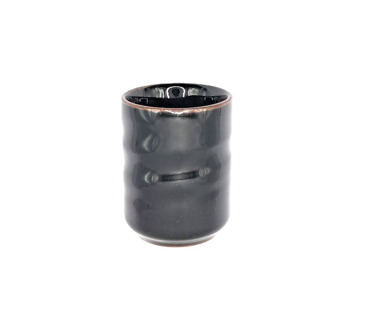 Teebecher Tenmoku-Glasur gerade Teebecher Tenmoku-Glasur gerade