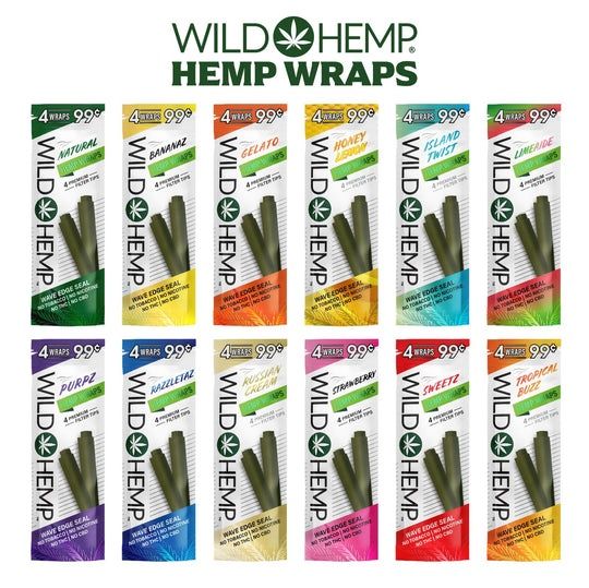 Wild Hemp Wraps - 4 count
