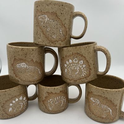 Dinosaur Fossil Mugs