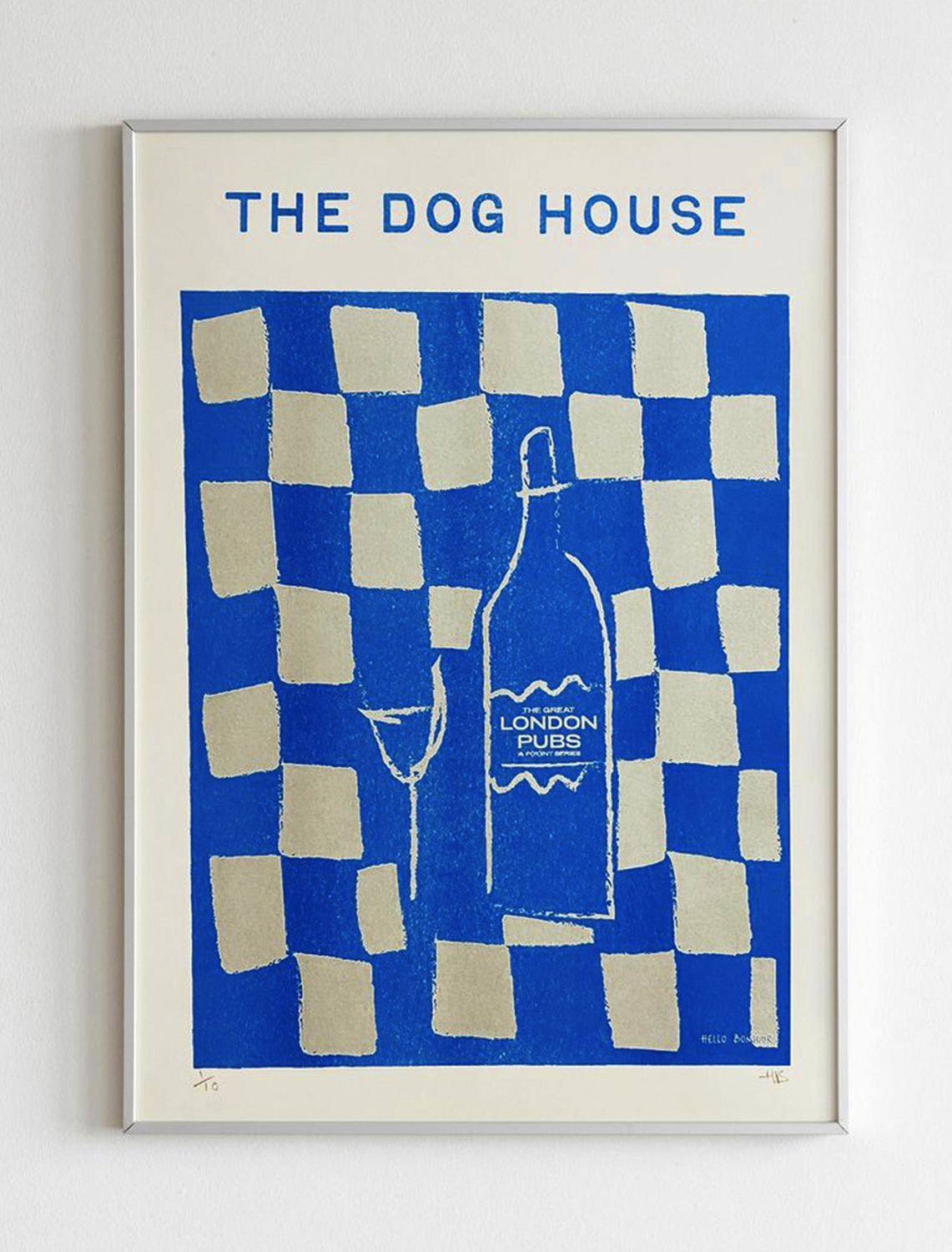 Dog House Pub Risograph