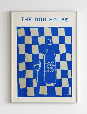 Dog House Pub Risograph