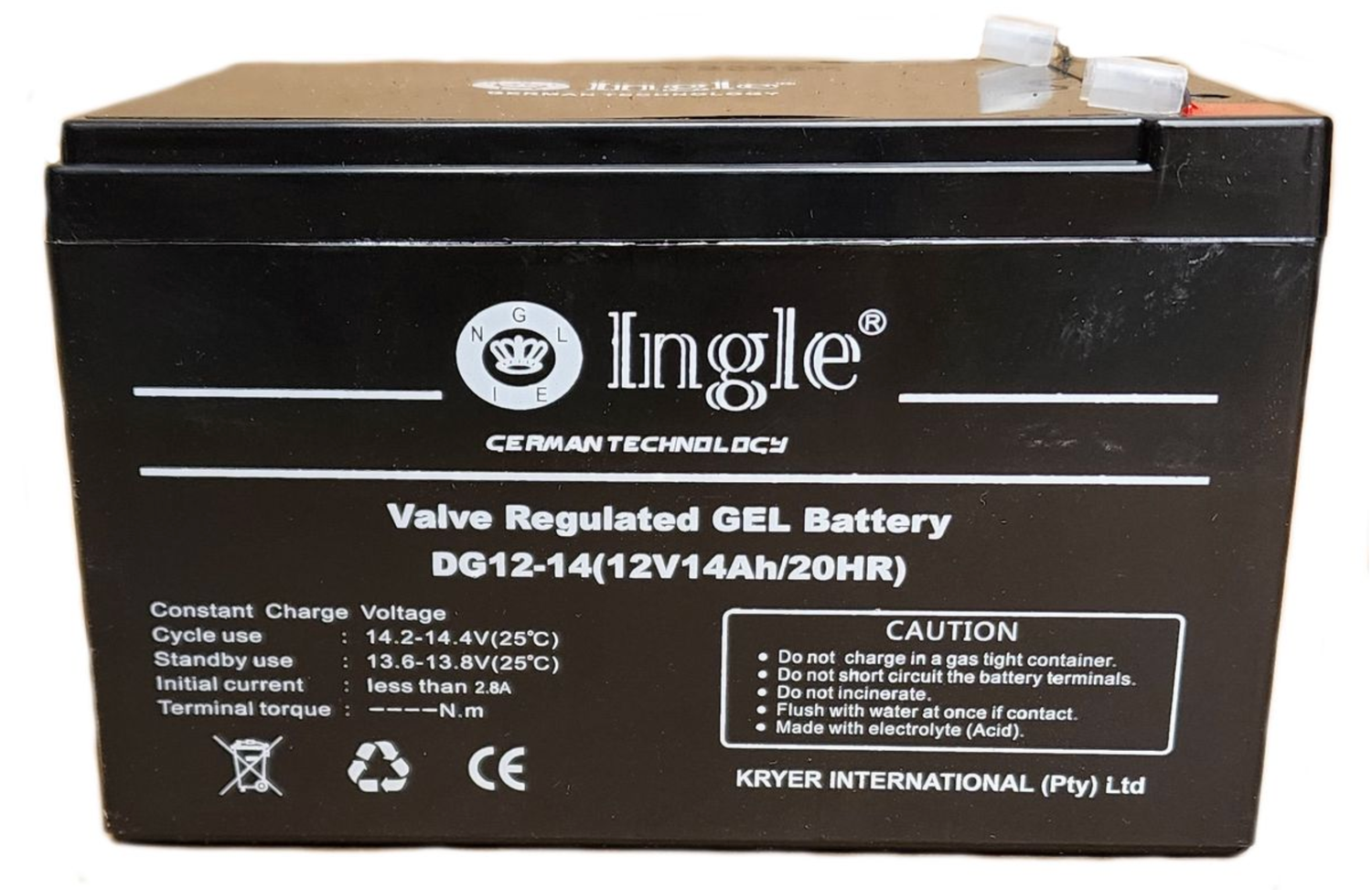 12V 14AH Gel Battery