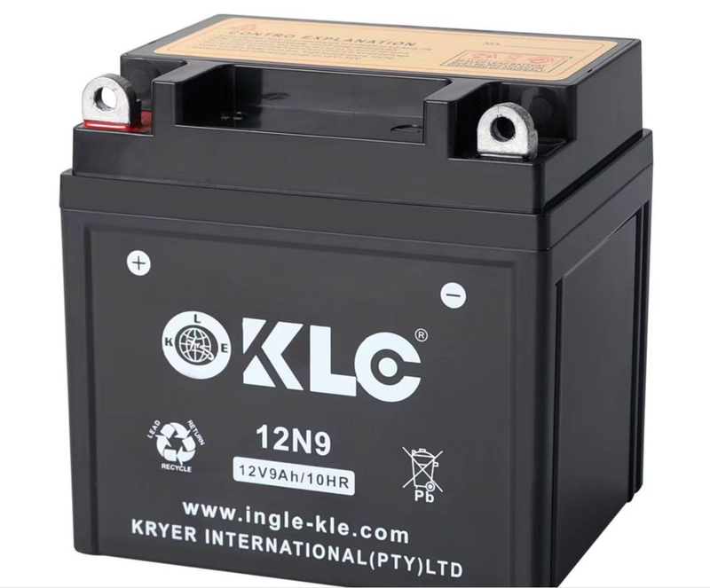 KLE 12N9 (133) 12V 9Ah/ 10HR Motorbike Battery