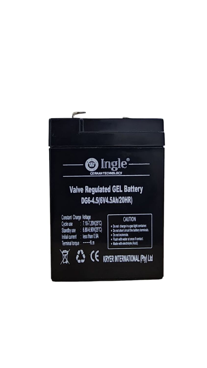 Rechargeable Sealed Battery 6V4.5AH