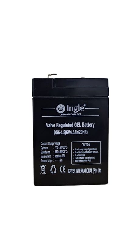 Rechargeable Sealed Battery 6V4.5AH