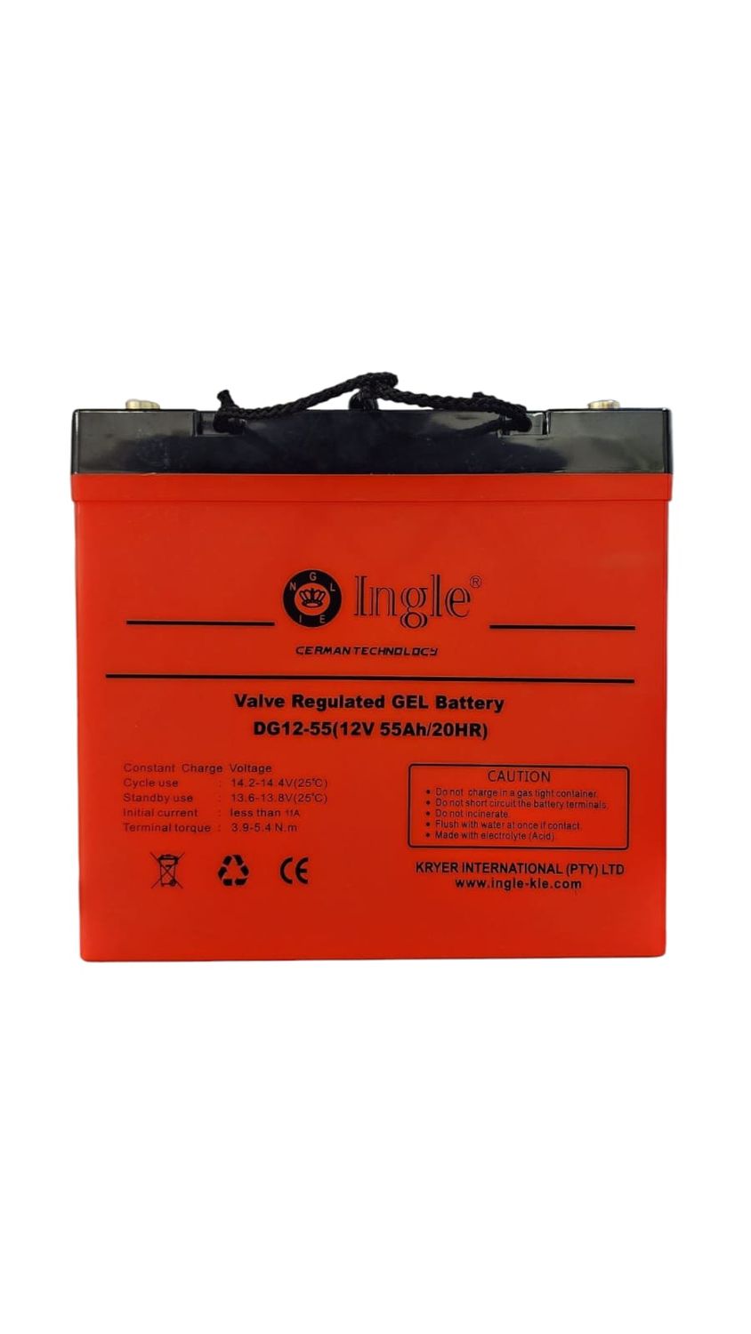 55AH 12v Ingle GFM Deep Cycle Battery DG12-55