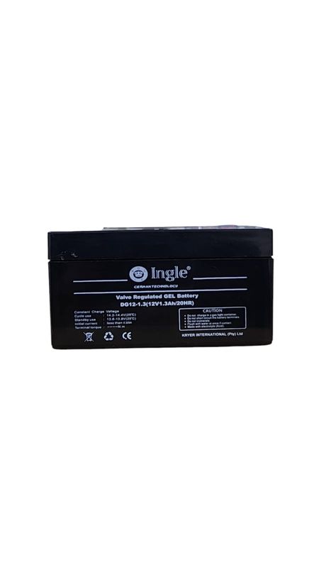 Ingle Valve Regulated Gel Battery (12v 1.3Ah)