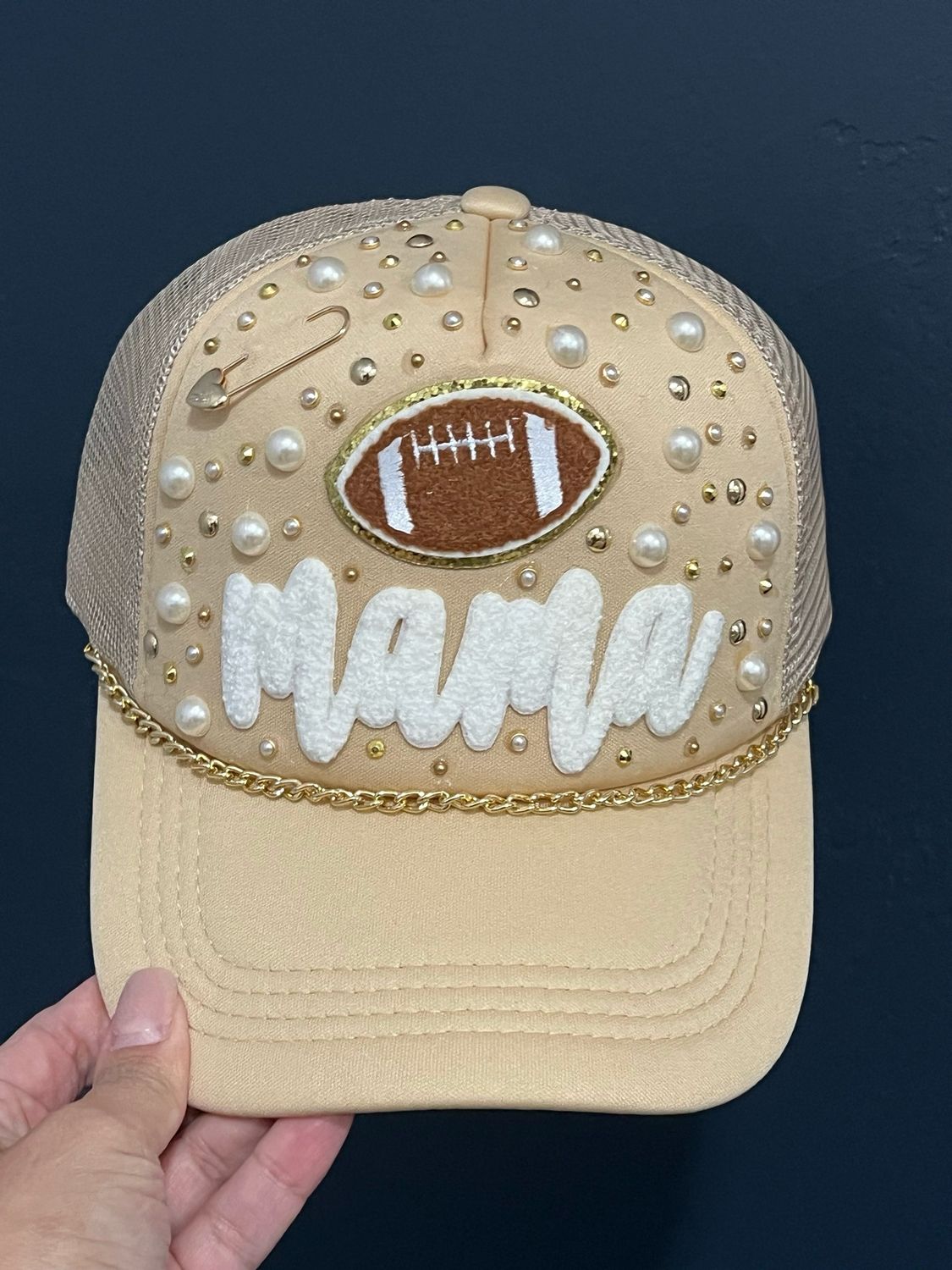 Football Mama Trucker Hat
