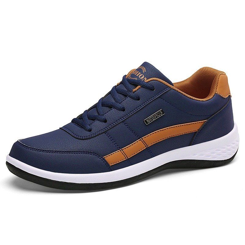New Men’s Shoes Large Leather Super Light Sports Shoes Casual Student Board Shoes Running Shoes Size 48