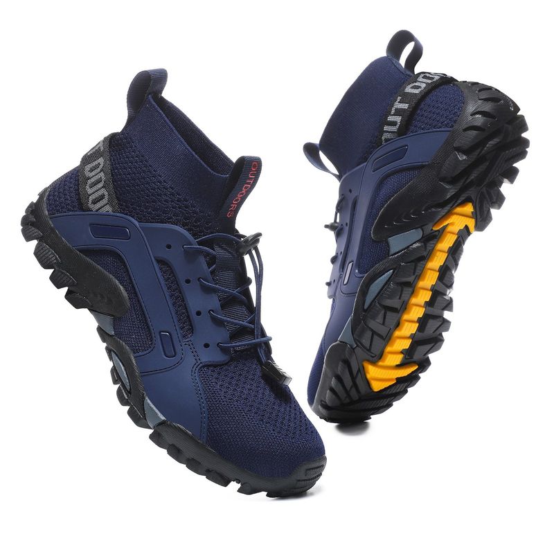 Outdoor Mountaineering Shoes Men’s Large Size Hiking Shoes Outdoor Leisure Sports Mountain Hiking Fishing Sets Foot Wading Shoes