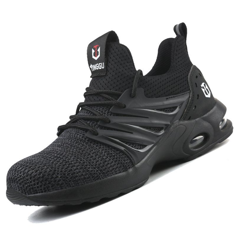 Trendy Fashion Men’s Shoes Safety Light Weight Sports And Leisure Protective Shoes Anti-Smashing And Anti-Piercing Safety Shoes
