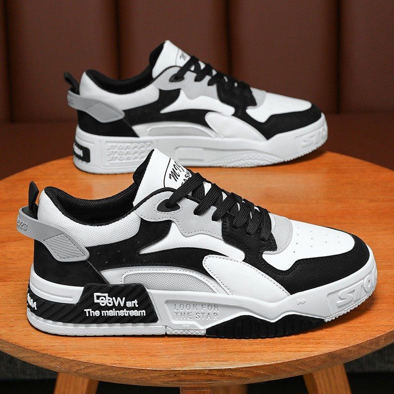 Men’s trendy and versatile thick soled sports shoes, casual board shoes, dad shoes