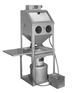 TRINCO Model 20DC Suction Blast Cabinet With Dust Collector & 24" Work Stand
