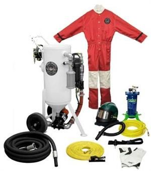 Pirate Model 1.5 Cu. Ft. Blast Machine Package "C" With Pressure Hold System