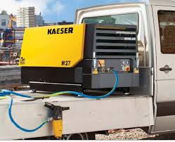 Kaeser Model M27 Utility Skid 92 CFM Diesel Powered Air Compressor