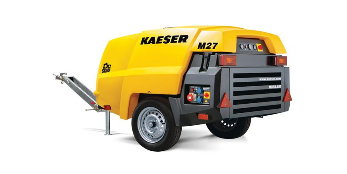 Kaeser Model M27 Portable 92 CFM Diesel Powered Air Compressor