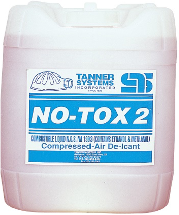 Tanner No-Tox2 Air Line Antifreeze (MSHA Approved) Tanner No-Tox2 Deice-a-cant (5 Gallon) 45 Lbs.