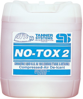 Tanner No-Tox2 Air Line Antifreeze (MSHA Approved) Tanner No-Tox2 Deice-a-cant (5 Gallon) 45 Lbs.