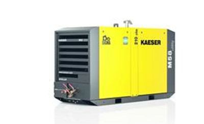 M58U, KAESER, MODEL M58U, UTILITY SKID, 210 CFM, AIR COMPRESSOR, POWERED BY 49HP KUBOTA TIER 4 DIESEL ENGINE