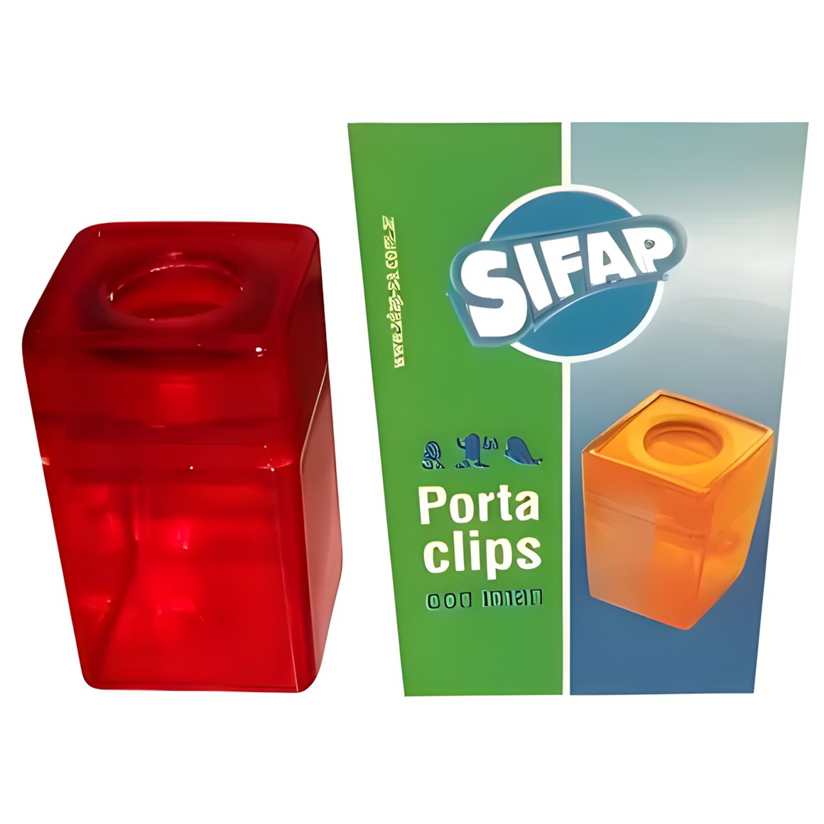 Porta clip de acrilico con iman