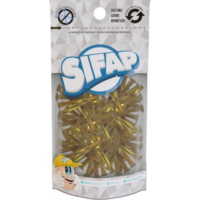 Broches dorados n8 x 100u (35mm) doy pack