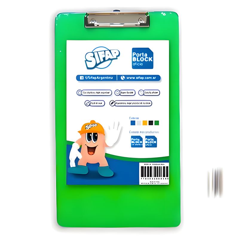 Placa plastica oficio col. surt.